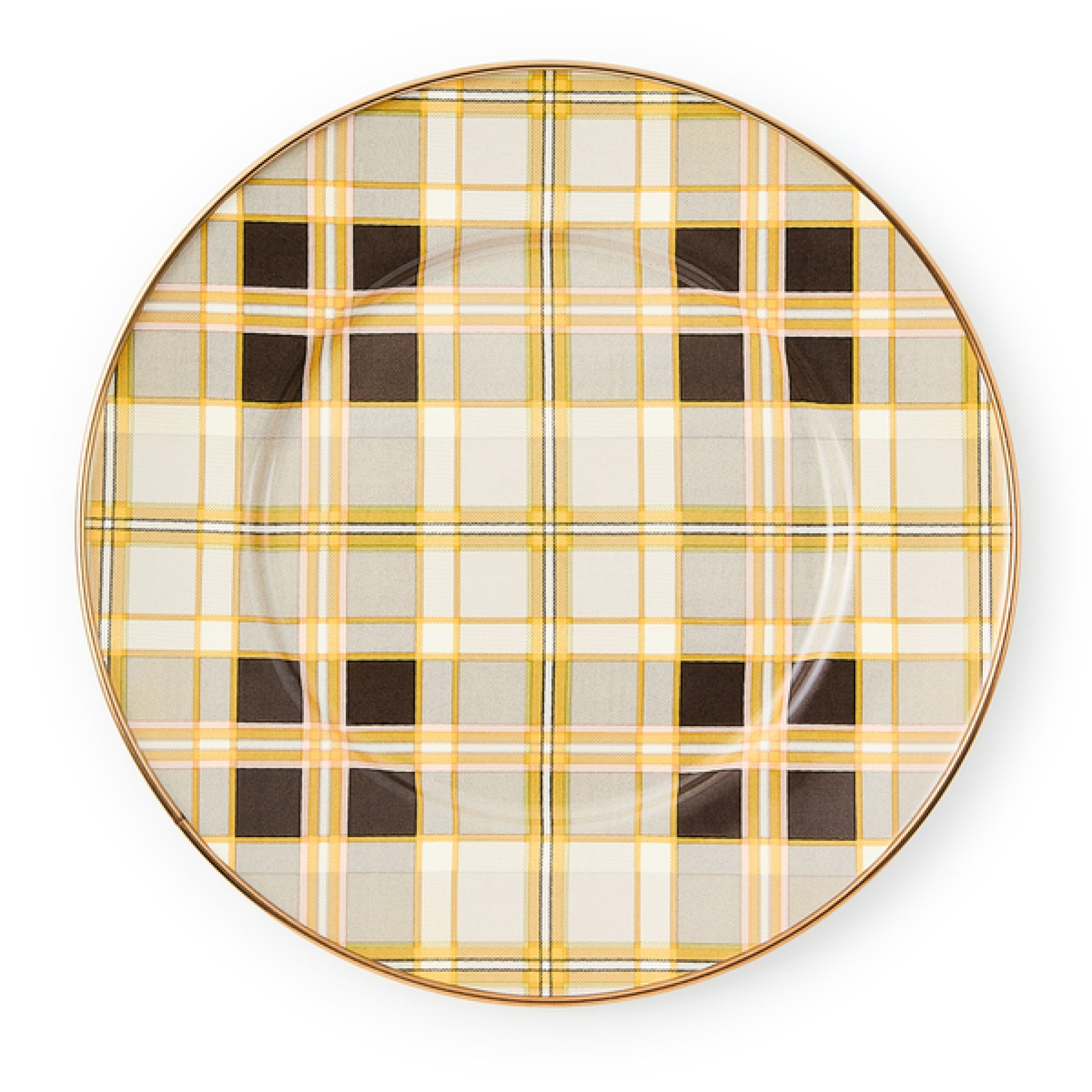 tartan mocha salad plate 7 tartan mocha salad plate 7