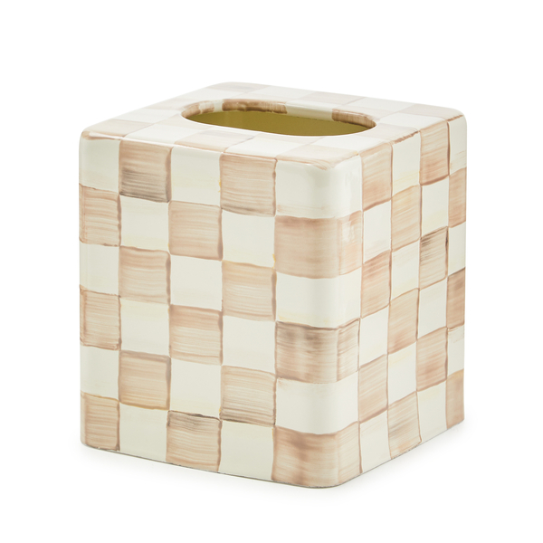 mocha check boutique tissue box cover 82 mocha check boutique tissue box cover 82