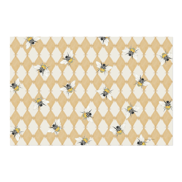 honeycomb with bees 2 x 3 floor mat 82 honeycomb with bees 2 x 3 floor mat 82