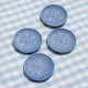 Jardins du Monde Side/Cocktail Plate Assorted Set/4 - Chambray 18 Jardins du Monde Side/Cocktail Plate Assorted Set/4 - Chambray 18