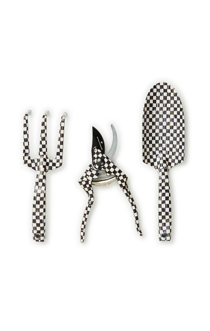 courtly check gardening tools, set of 3 74 courtly check gardening tools, set of 3 74