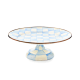 sky check small pedestal platter 50 sky check small pedestal platter 50