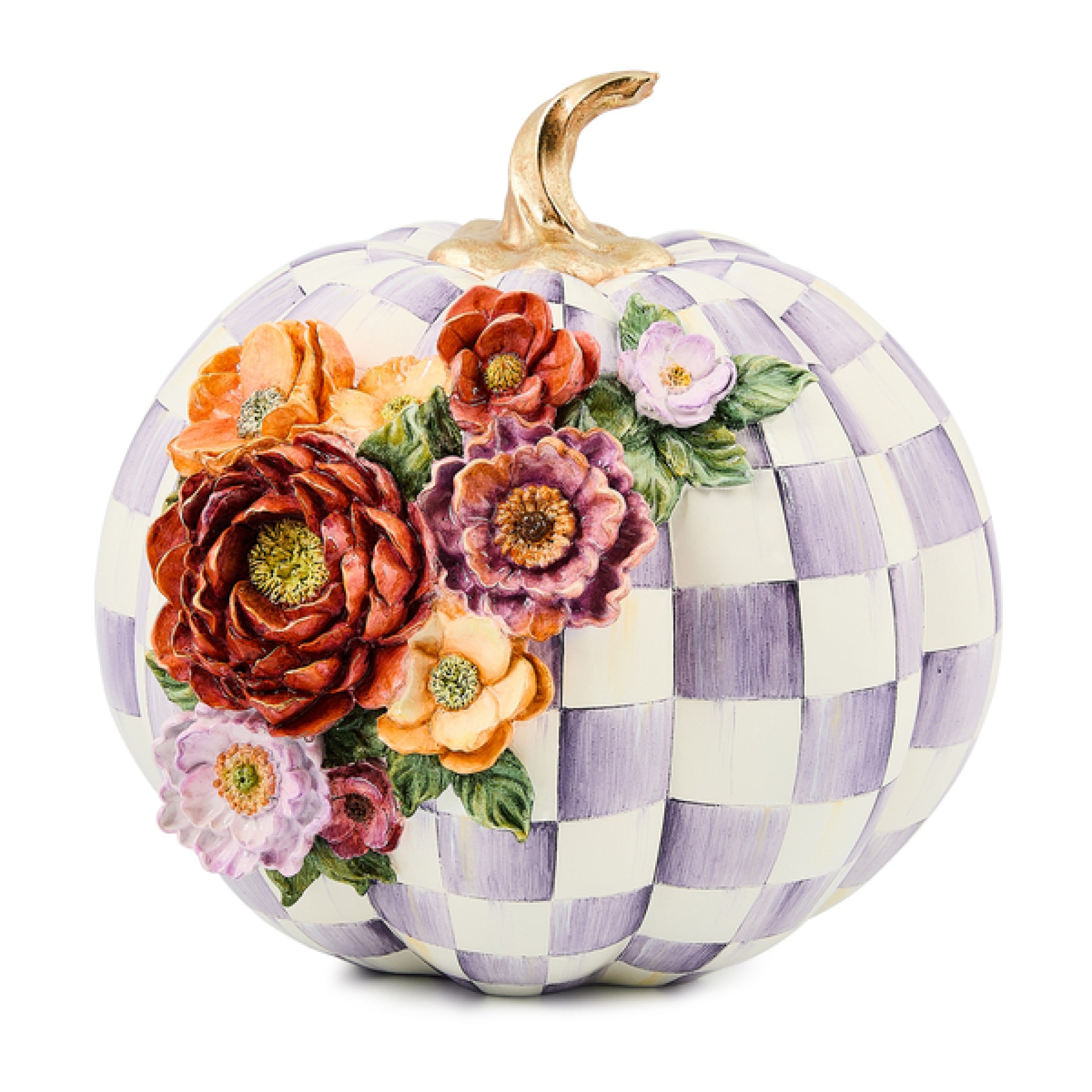 violet check cascade floral pumpkin 64 violet check cascade floral pumpkin 64