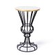 sterling check pedestal accent table 314 sterling check pedestal accent table 314