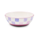lilac check bowl 3 lilac check bowl 3