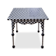 gambit check outdoor patio dining table 9 gambit check outdoor patio dining table 9