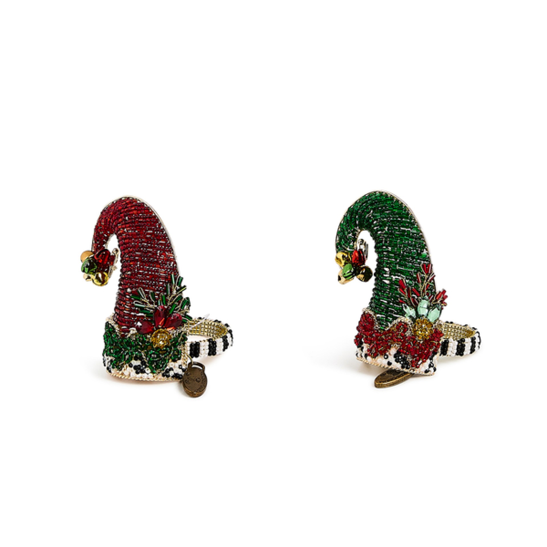 elf hat napkin rings, set of 4 171 elf hat napkin rings, set of 4 171