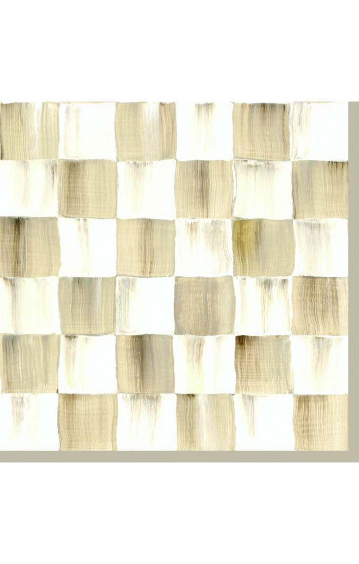 mocha check cocktail paper napkins 6 mocha check cocktail paper napkins 6