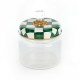 emerald check small kitchen canister 73 emerald check small kitchen canister 73