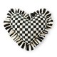 courtly heart throw pillow with ruffle 123 courtly heart throw pillow with ruffle 123