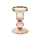 rosy check small glass candlestick 103 rosy check small glass candlestick 103