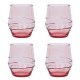 Amalia Acrylic Small Tumbler Set/4 - Coral 92 Amalia Acrylic Small Tumbler Set/4 - Coral 92