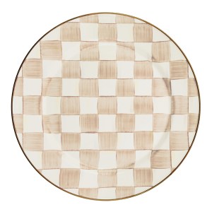 mocha check charger/plate 17 mocha check charger/plate 17