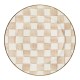mocha check charger/plate 17 mocha check charger/plate 17