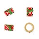 toyland drum napkin rings, set of 4 172 toyland drum napkin rings, set of 4 172
