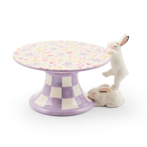 posie patch mini bunny ceramic pedestal platter 53 posie patch mini bunny ceramic pedestal platter 53