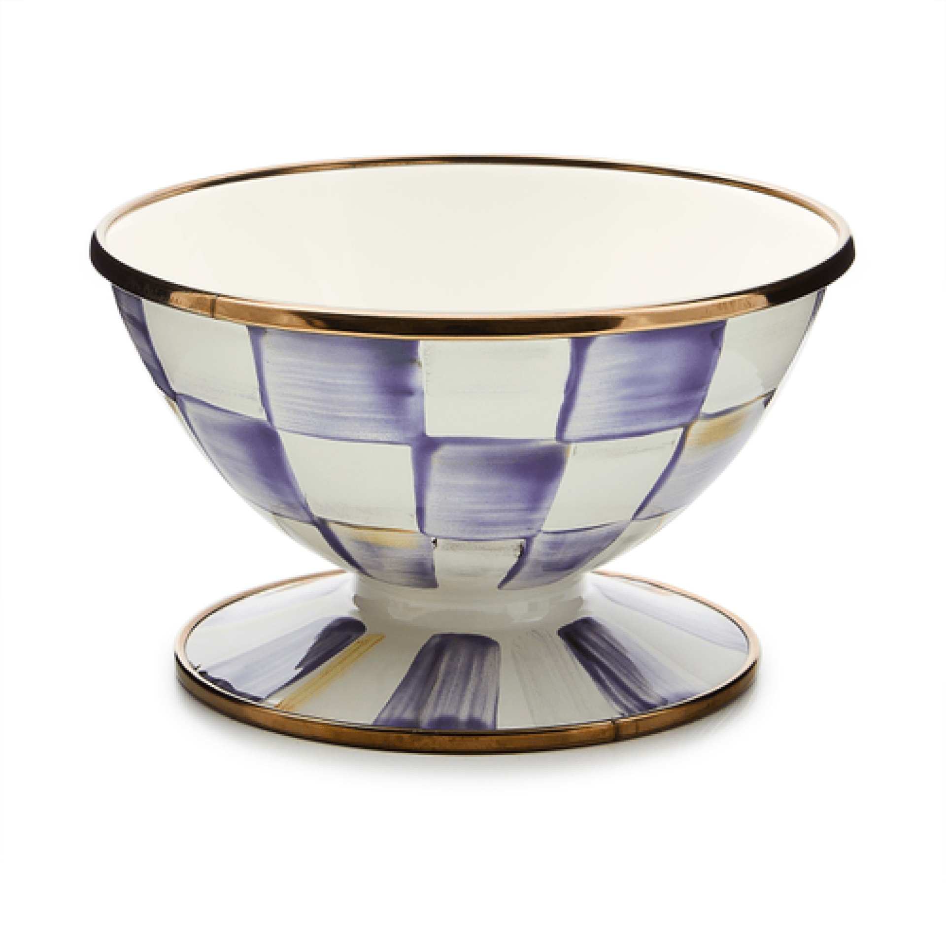 violet check ice cream dish 97 violet check ice cream dish 97