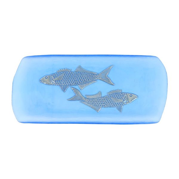 Isola Glass Medium Fish Rectangular Tray 10 Isola Glass Medium Fish Rectangular Tray 10