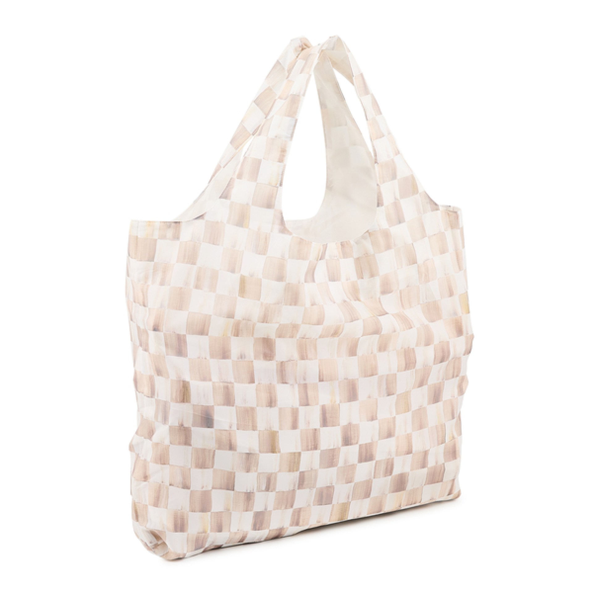 mocha check to go tote 55 mocha check to go tote 55