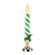 check it out green illuminated retro candle 56 check it out green illuminated retro candle 56