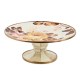 wild rose white mini pedestal platter 148 wild rose white mini pedestal platter 148