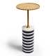Priorities Round Stripe Side Table 1 Priorities Round Stripe Side Table 1