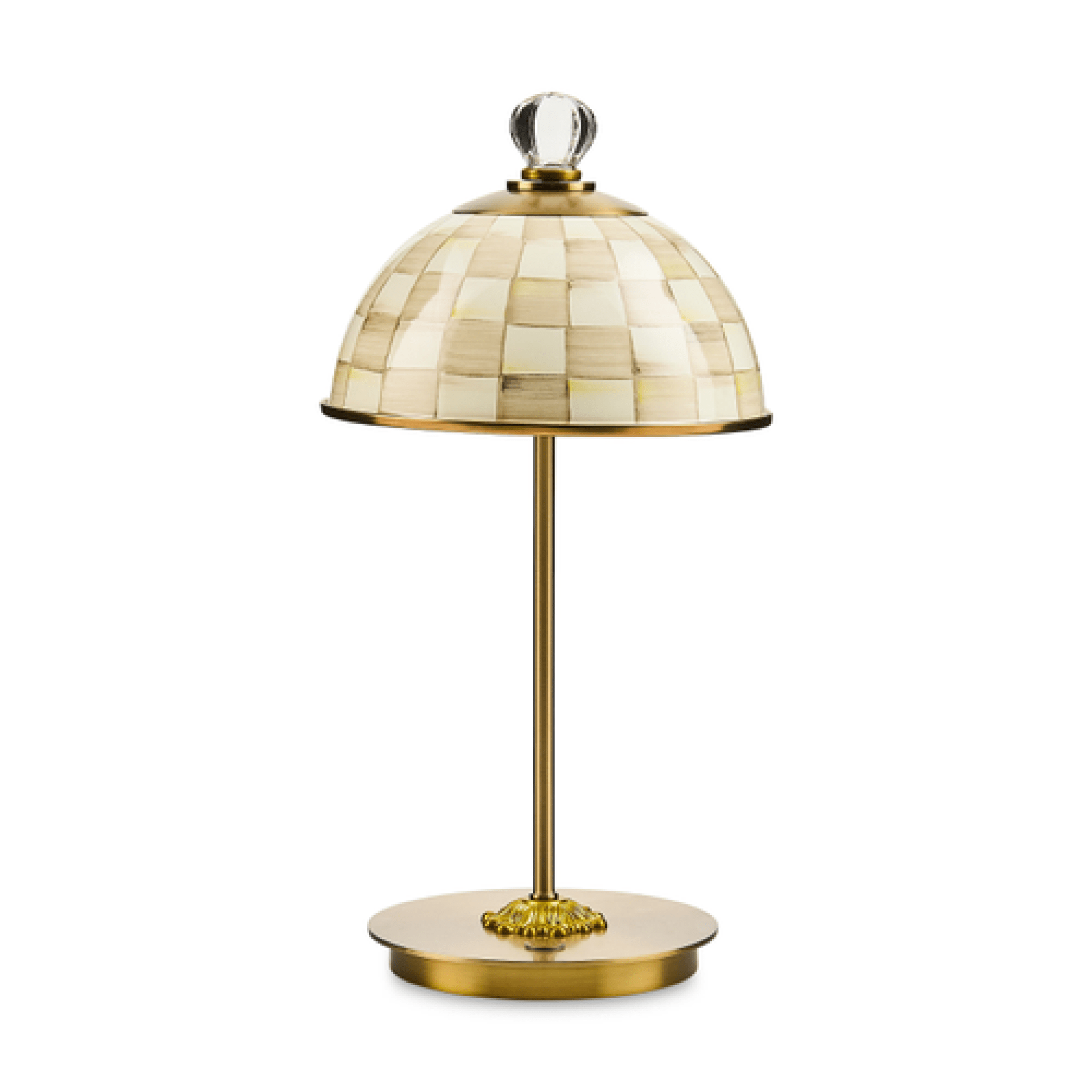 mocha check led rechargeable dome table lamp 31 mocha check led rechargeable dome table lamp 31