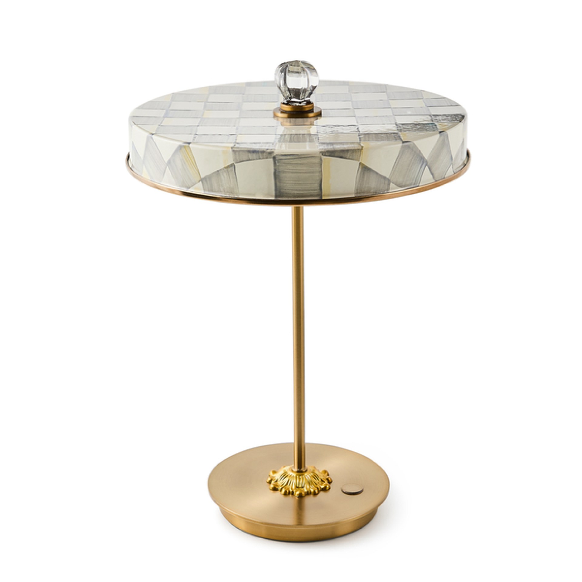 sterling check led rechargeable disk table lamp 82 sterling check led rechargeable disk table lamp 82