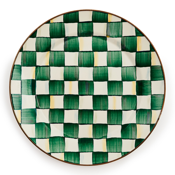 emerald check charger/plate 3 emerald check charger/plate 3