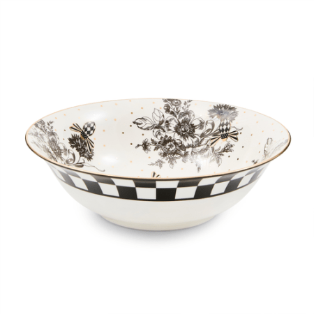 bee toile serving bowl 9 bee toile serving bowl 9