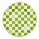 green check round platter 85 green check round platter 85