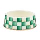 emerald check large pet dish 93 emerald check large pet dish 93
