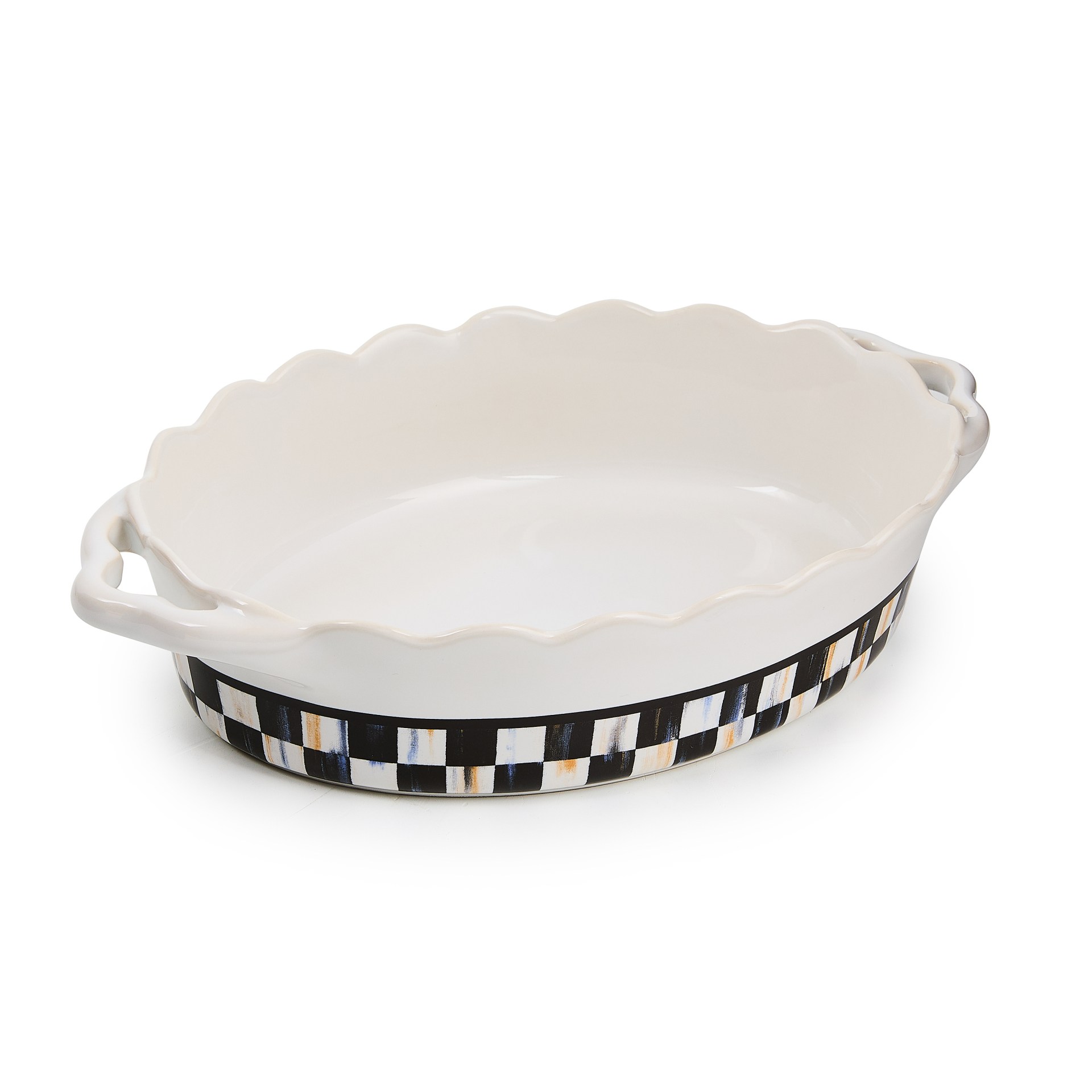 courtly check everyday small oval baker 7 courtly check everyday small oval baker 7