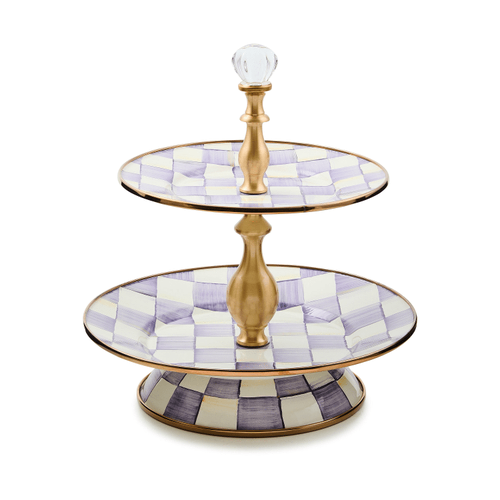 violet check two tier sweet stand 120 violet check two tier sweet stand 120
