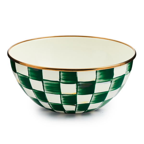 emerald check small everyday bowl 48 emerald check small everyday bowl 48