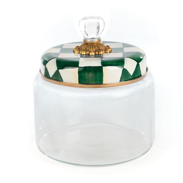 emerald check medium kitchen canister 74 emerald check medium kitchen canister 74