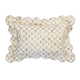mocha check reversible scalloped lumbar throw pillow 38 mocha check reversible scalloped lumbar throw pillow 38