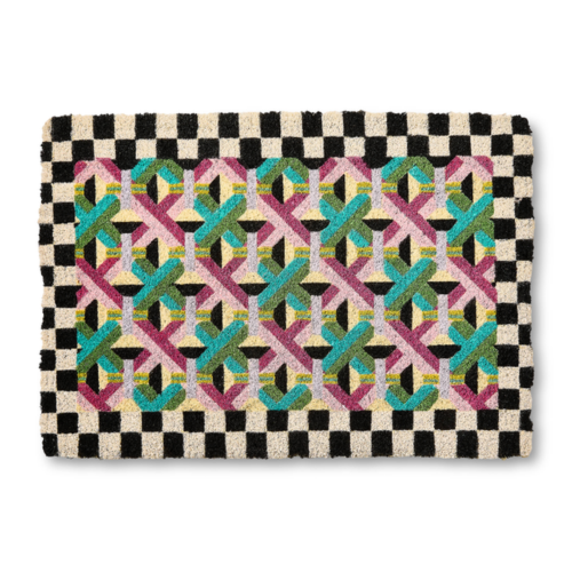 multi color lattice entrance mat 40 multi color lattice entrance mat 40