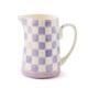 lilac check pitcher 131 lilac check pitcher 131