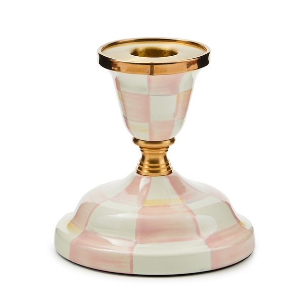 rosy check short candlestick 16 rosy check short candlestick 16