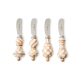 mocha check party spreaders, set of 4 35 mocha check party spreaders, set of 4 35