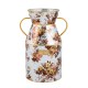 wild rose galvanized large milk can 13 wild rose galvanized large milk can 13