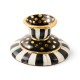 courtly check small ceramic candlestick 4 courtly check small ceramic candlestick 4
