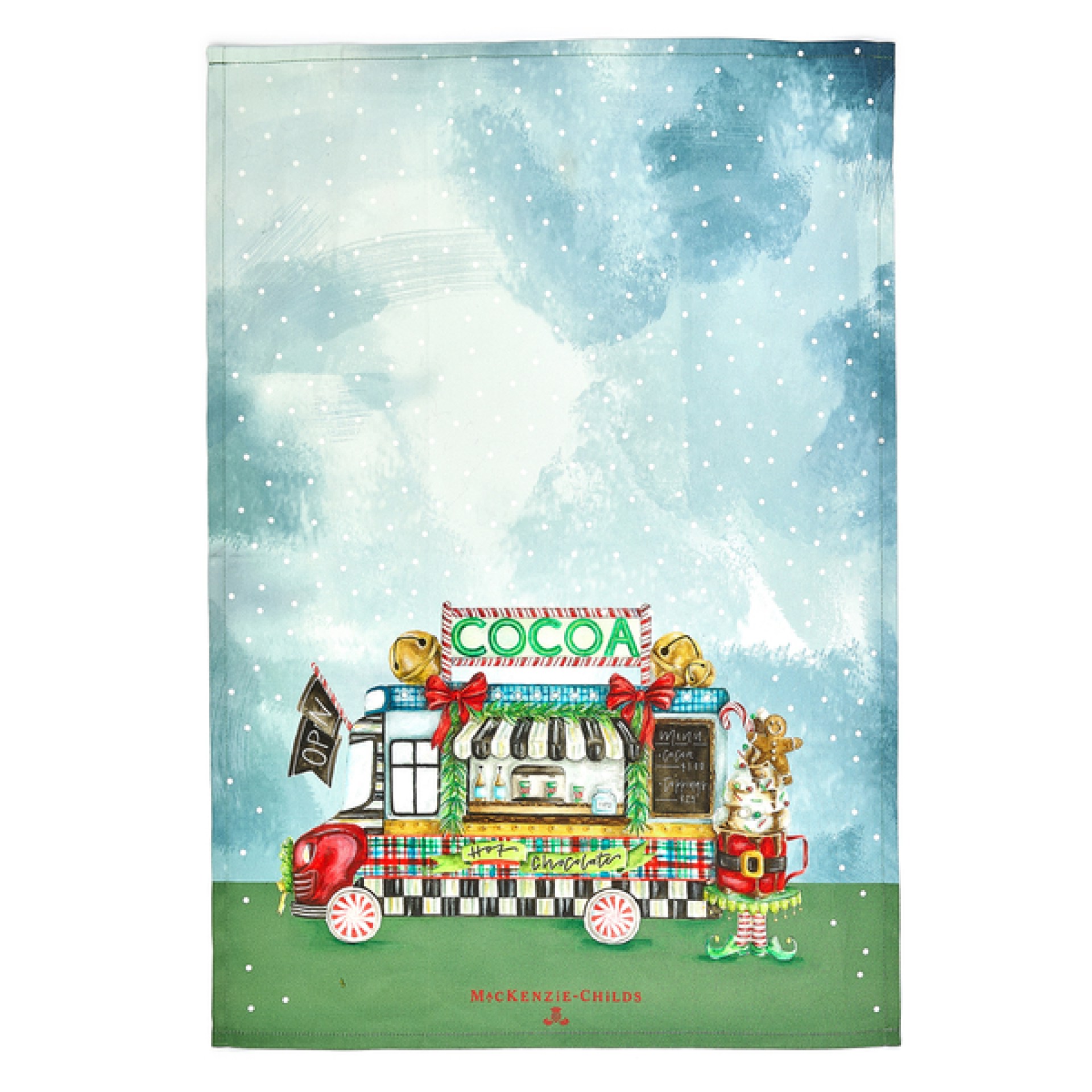 hot cocoa food truck dish towel 163 hot cocoa food truck dish towel 163
