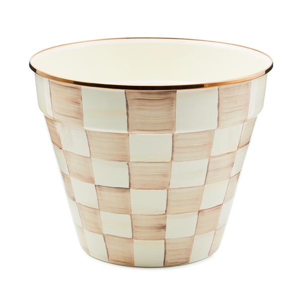 mocha check extra large garden pot 87 mocha check extra large garden pot 87