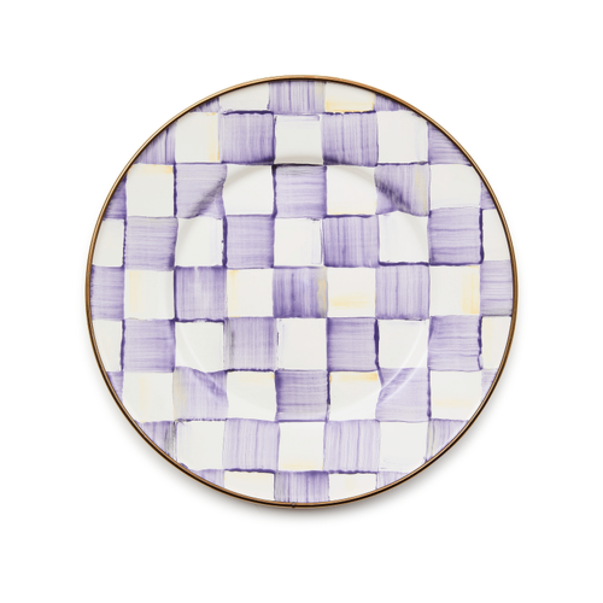 violet check salad/dessert plate 77 violet check salad/dessert plate 77