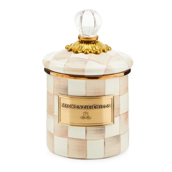mocha check demi canister 67 mocha check demi canister 67