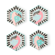 patience brewster flamingo dessert plates, set of 4 3 patience brewster flamingo dessert plates, set of 4 3