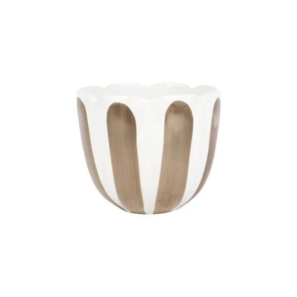 Viva Garden Tan Tulip Large Cachepot 31 Viva Garden Tan Tulip Large Cachepot 31