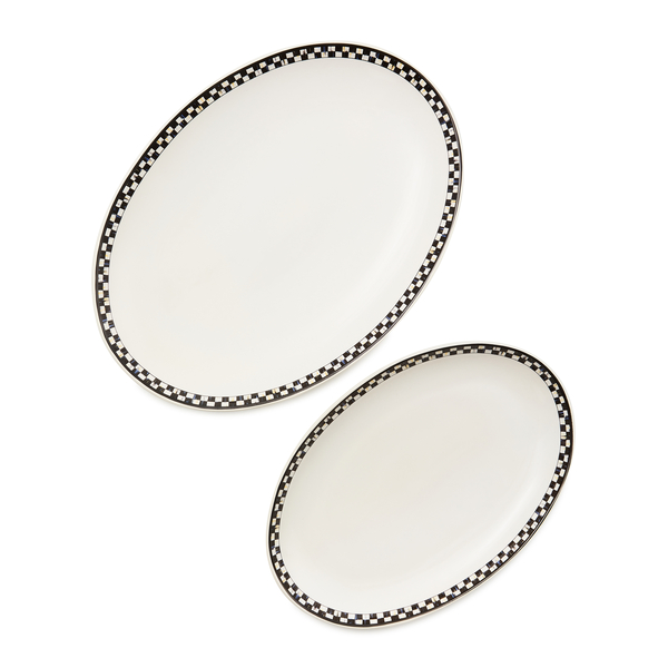 courtly check everyday oval platters, set of 2 119 courtly check everyday oval platters, set of 2 119